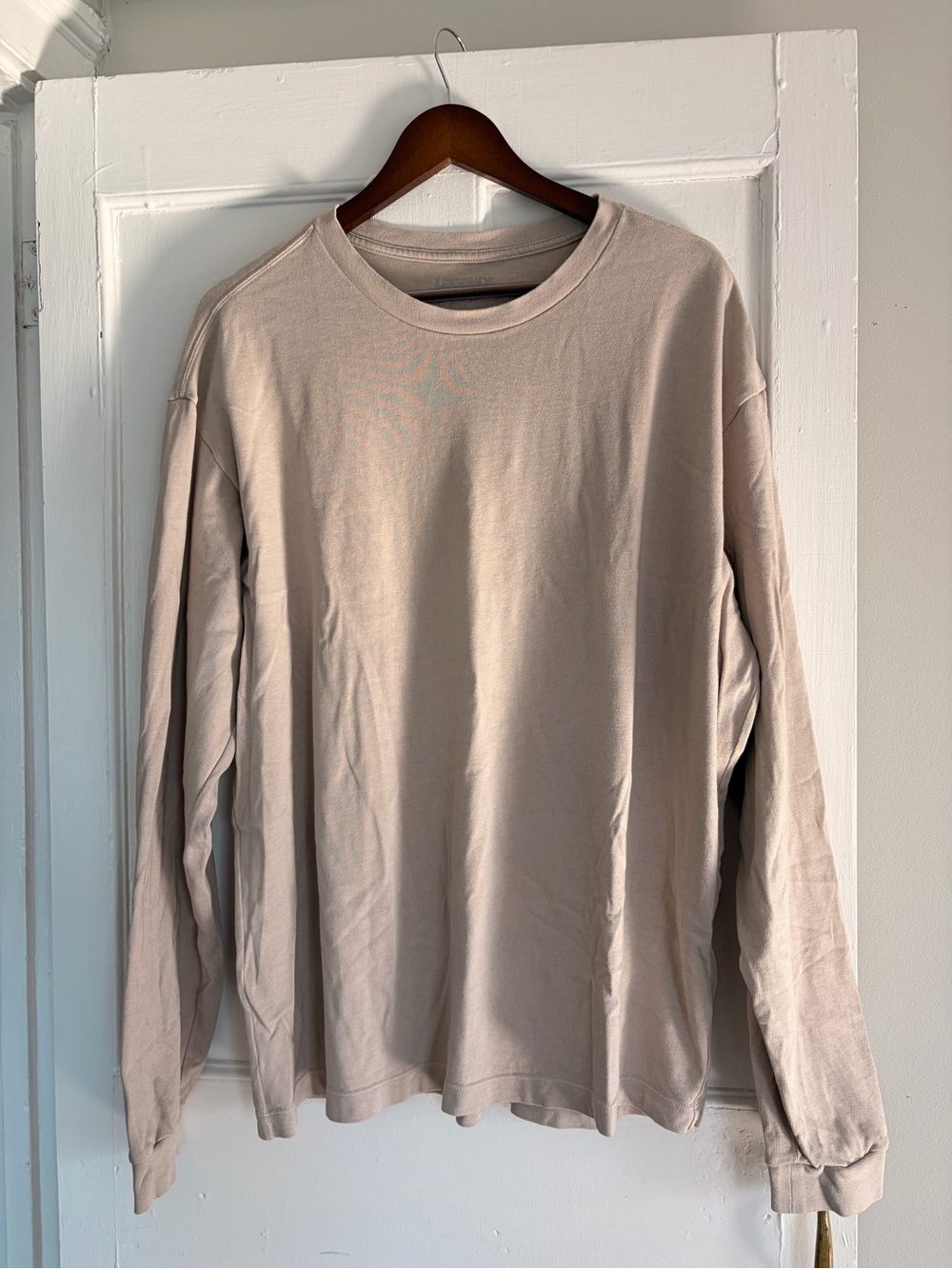 LEGENDS Men's Long Sleeve Crewneck Shirt - Sand